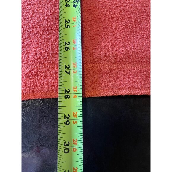 Vintage 90s Tradewinds Orange Fleece Long Sleeve Pullover Sz XL - Picture 10 of 10